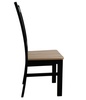 Jedálenská stolička BINGO farba čierna/artisan