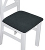 Jedálenská zostava 2+1 TOMEK 70x70 cm biela/poťah Moric 8