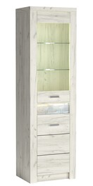 Vitrína pravá INDIANAPOLIS I-4 jaseň biely