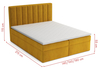 Posteľ s matracom s ÚP Lučina BOX 180x200 Bluvel 10
