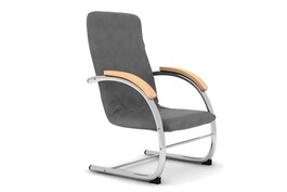 BRADOP chrómové kreslo Timo