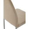 DCL-379 BG2 - Stolička jedálenská, béžová látka, šedé kovové nohy
