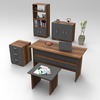 VARNUM office knižnica, baroko/antracit