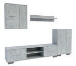 Obývacia stena ZETA farba industrial