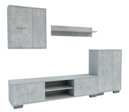 Obývacia stena ZETA farba industrial