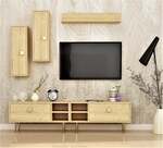 ANVIK obývacia stena, dub