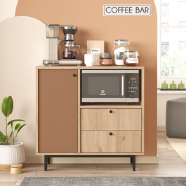 GARCIA skrinka na mikrovlnku, sepet/tehlová