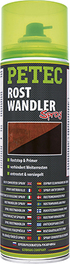 PETEC 70040 Odstraňovač hrdze Prípravok v spreji pre zamedzenie a odstránenie korózie chemickým procesom pre ochranu proti nej a konzerváciu kovových 