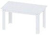 Jedálenský stôl JULIAN 140x80 cm biela