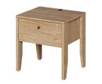 Nočný stolík so zásuvkou a USB vstupom SOLIERA dub olejovaný