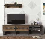 JERONIMO orientálna obývacia stena, antracit/orech