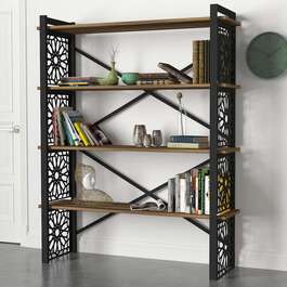 BRAMPTON industriálny regál, orech