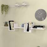 BUDENÝ závesná polica, biela