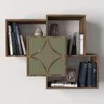 HANDA závesná skrinka, orech/sardunia