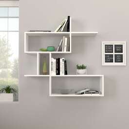 FIRMINO závesná polica, biela