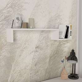 GUARIBA závesná polica, biela