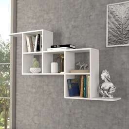 GIMLI nástenná polica, biela