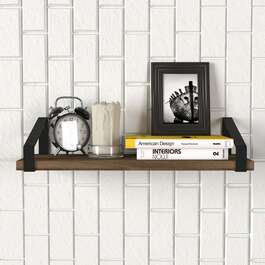 KANDA nástenná polica, orech