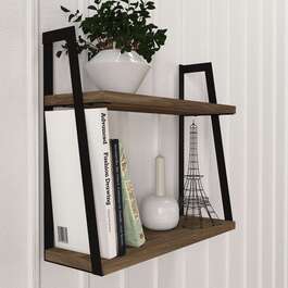 ALIX nástenná polica, orech