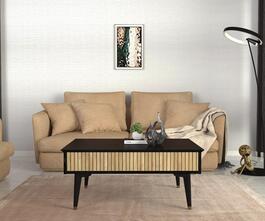 BALOA konferenčný stolík, čierna/bona