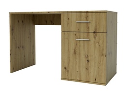 Pracovný stôl so zásuvkou 120/P NUNAN, farba dub artisan