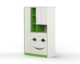 BRADOP Šatníková skriňa CASPER tvár C124