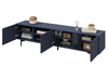 Komoda TV 3D 200 KARLINO (CS-05),farba tmavo modrá