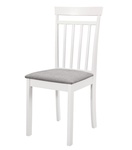 Jedálenská stolička TYAHA biela/sivá