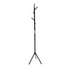 80001-01 BK - Vešiak stojanový, výška 179 cm, kovová konštrukcia, čierny matný lak, nosnosť 6 kg