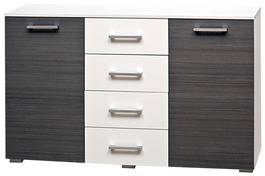 TANGER kombinovaná komoda, biela/dakar