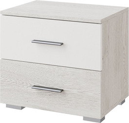 ESTEVAN nočný stolík, biela / light artwood