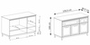 Komoda 3D2S JASPER kašmír