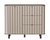 Komoda 1D3S JOLY ílovito sivá