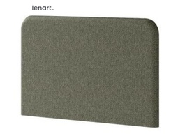 Polstrovaný záhlavník k posteli 120 cm farba šedozelená