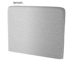 Polstrovaný záhlavník k posteli 90 cm farba šedá