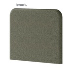 Polstrovaný záhlavník k posteli 90 cm farba šedozelená