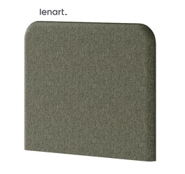 Polstrovaný záhlavník k posteli 90 cm farba šedozelená