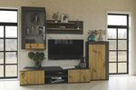 Obývacia stena VITO antracit/dub artisan