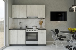 Kuchynská linka 180 SLAVIA white oak craft