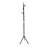 80001-01 BK - Vešiak stojanový, výška 179 cm, kovová konštrukcia, čierny matný lak, nosnosť 6 kg