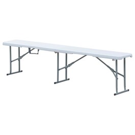 AZ-K1001 WT - Lavica campingová, skladacia, s madlom pre ľahké prenášanie