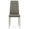 DCL-397 CRM2 - Jedálenská stolička, cappuccino látka, kov matný cappuccino