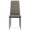 DCL-397 LAN2 - Jedálenská stolička, poťah hľuzovková látka, kov antracitový matný lak