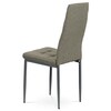 DCL-397 LAN2 - Jedálenská stolička, poťah hľuzovková látka, kov antracitový matný lak