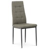 DCL-397 LAN2 - Jedálenská stolička, poťah hľuzovková látka, kov antracitový matný lak