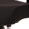 KA-B1025 BK - Kancelárska stolička, poťah čierna látka a čierna sieťovina MESH, hojdací mech.