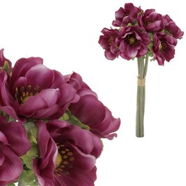 KUM3414-VIOL - Puget 6 anemón, farba tmavo-fialková.