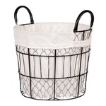 OV4134-V - Kôš kovový, s látkou.