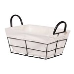 OV4136-M - Kôš kovový, s látkou.