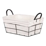 OV4136-ST - Kôš kovový, s látkou.